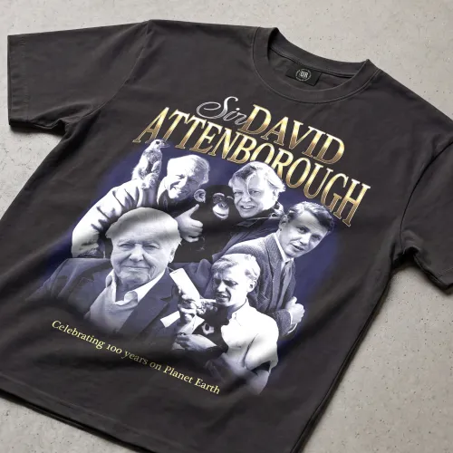 VINTAGE CENTENARY ATTENBOROUGH T-SHIRT