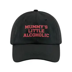 MUMMY'S LITTLE ALCOHOLIC BLACK DAD HAT