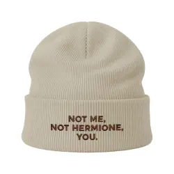 NOT HERMIONE ALMOND BEANIE