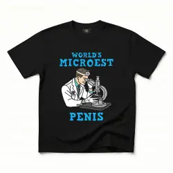WORLDS MICROEST BLACK TEE