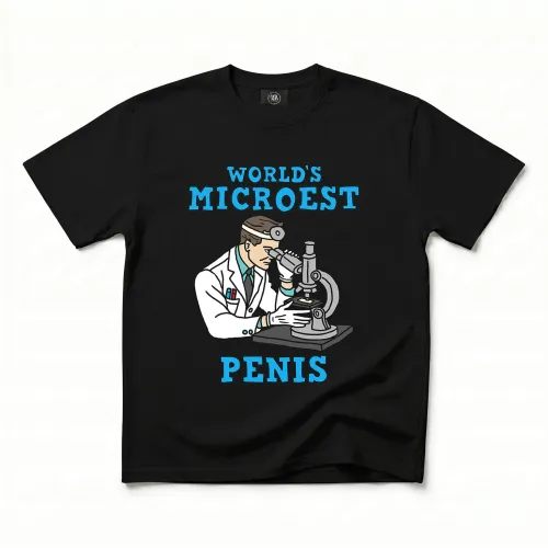 WORLDS MICROEST BLACK TEE