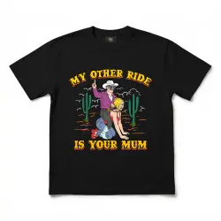 YOUR MUM BLACK TEE
