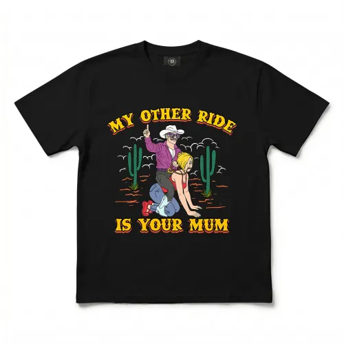 YOUR MUM BLACK TEE