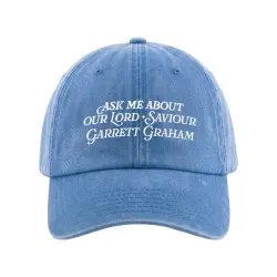 GARRETT GRAHAM WASHED BLUE DAD HAT