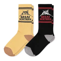 2 PACK GREAT NORTHERN SOCKS