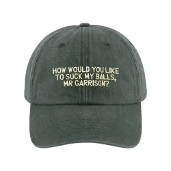 MR GARRISON WASHED SAGE DAD HAT