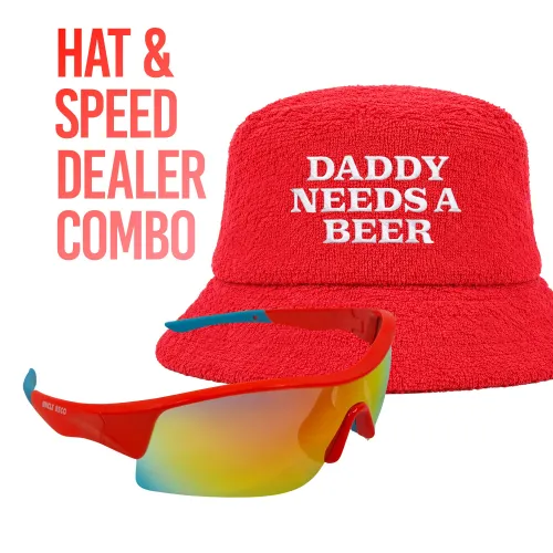DADDY NEEDS A BEER BUCKET HAT COMBO