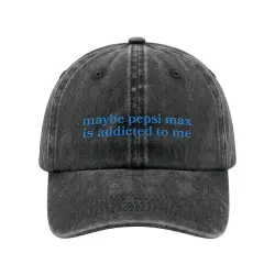 MAX ADDICTED WASHED BLACK DAD HAT