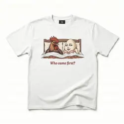 WHO CAME FIRST WHITE TEE