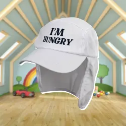 KIDS I'M HUNGRY WHITE LEGIONNAIRES HAT