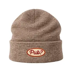 PUB? HEATHER OATMEAL BEANIE