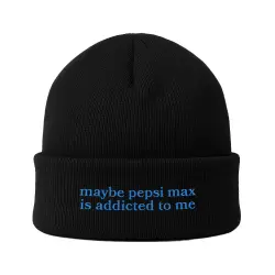MAX ADDICTED BLACK BEANIE