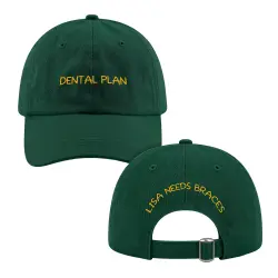LISA NEEDS BRACES GREEN DAD HAT