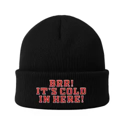TOROS BRR ITS COLD IN HERE BLACK BEANIE