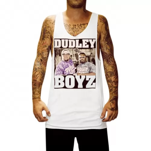 DUDLEY BOYZ WHITE SINGLET
