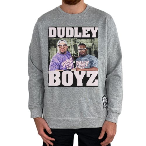 DUDLEY BOYZ MARBLE GREY CREW