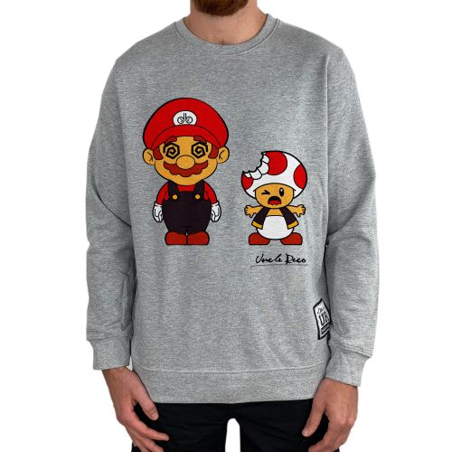 MUSHROOM MARBLE GREY CREW