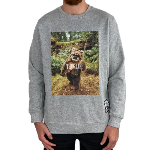 EWOK THUG LIFE MARBLE GREY CREW