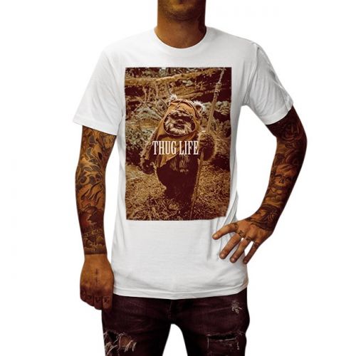 EWOK THUG LIFE WHITE TEE