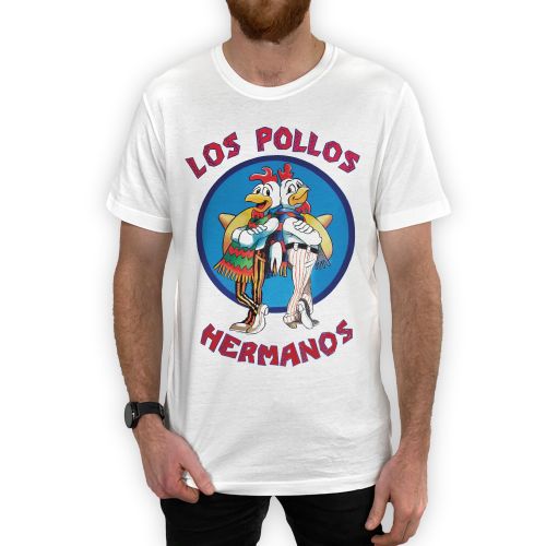 LOS POLLOS WHITE TEE