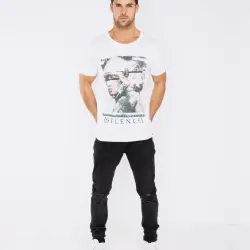 SILENCE WHITE TEE