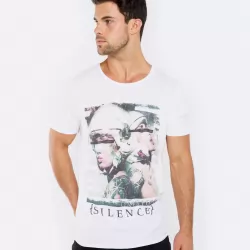 SILENCE WHITE TEE