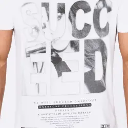 SUCCEED WHITE TEE
