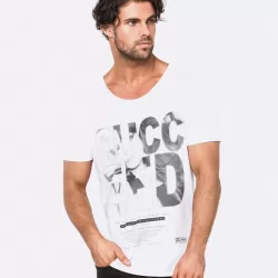 SUCCEED WHITE TEE