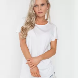 WHITE BLANK TEE