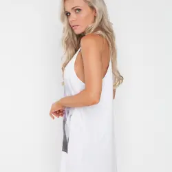LIFE WHITE SINGLET