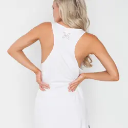 NO SOUND WHITE SINGLET