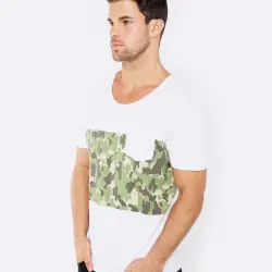 FIND ME IN THE WOODS WHITE TEE
