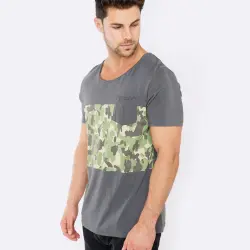 FIND ME IN THE WOODS GREY TEE