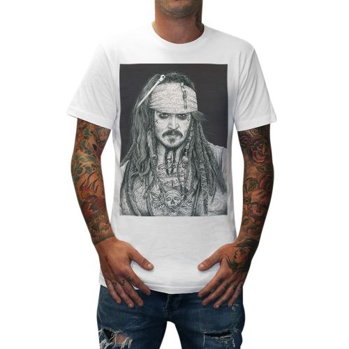 CAPTAIN JACK WHITE TEE