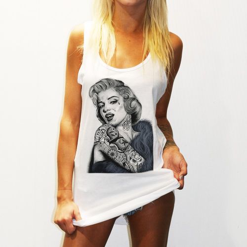 WOMENS MONROE WHITE SINGLET