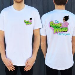 FRESH PRINCE OF SAIYANS FRONT AND BACK TEE FRESH PRINCE OF SAIYANS FRONT AND BACK TEE