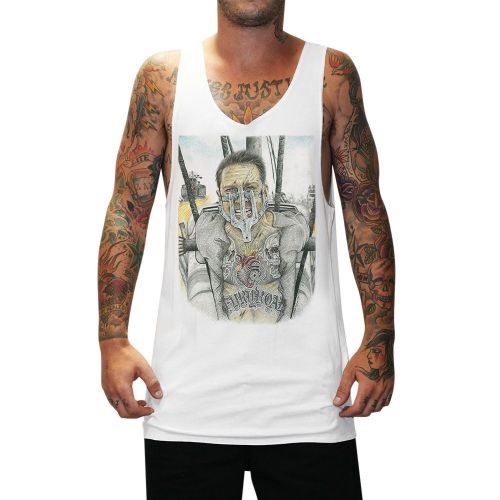 FURY ROAD WHITE SINGLET