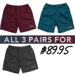 UNCLE RECO BEACH SHORTS 3 PACK COMBO UNCLE RECO BEACH SHORTS 3 PACK COMBO