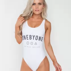 SUCCEED WHITE SWIMSUIT
