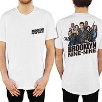 NINE NINE FRONT AND BACK WHITE TEE