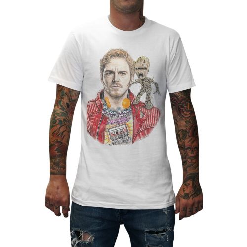 STAR LORD WHITE TEE