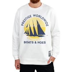 BOATS N HOES WHITE CREW