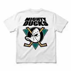 QUACK FRONT AND BACK WHITE TEE