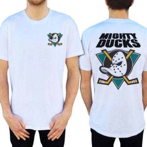 QUACK FRONT AND BACK WHITE TEE