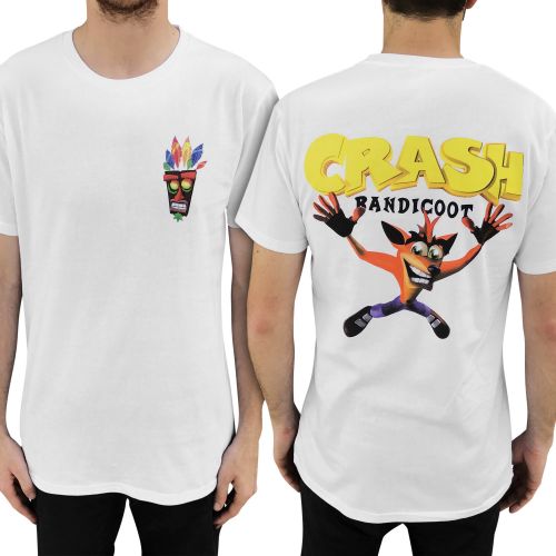 CRASH FRONT AND BACK TEE