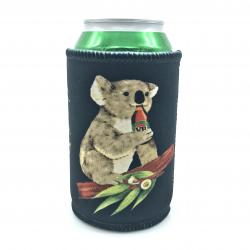 KOALA BEERS BLACK STUBBY HOLDER KOALA BEERS BLACK STUBBY HOLDER