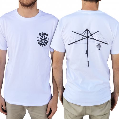 GOON OF FORTUNE FRONT AND BACK WHITE TEE