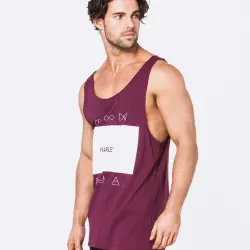 FEAR THE LOGO MAROON SINGLET