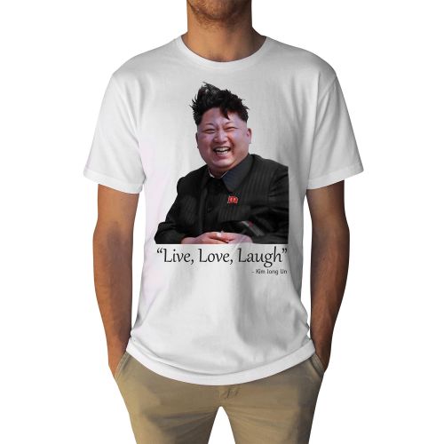LIVE, LAUGH, LOVE WHITE TEE
