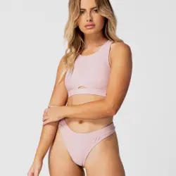 ILLANA BLUSH BIKINI BOTTOMS